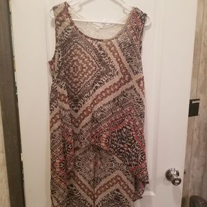 High-low tank top